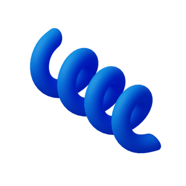 3d Sarmal veya Bahar Mavisi rengi, 3d geometri şekil ögesinin soyut gerçekçi canlandırması