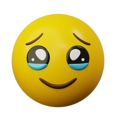 3D Duygu Tutma Gözyaşı Yüzü Sarı Top Duygu Simgesi veya Güleç