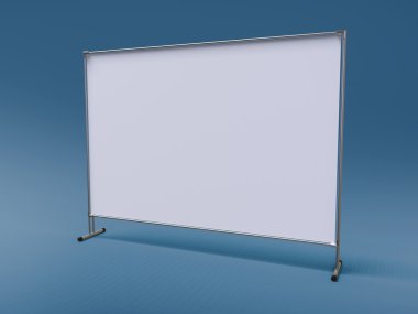 Telefon kulübesi, marka veya basın duvar boş afiş mockup 3d render ile