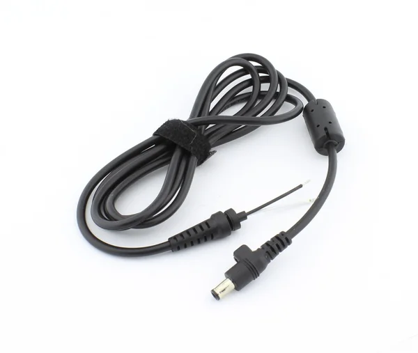Laptop DC power cable — Stock Photo, Image