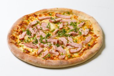 pişirme pizza kesim masası üzerinde