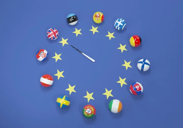 Brit népszavazás a kilépés az Európai Unió. 3D-s ábra 11 — Stock Fotó