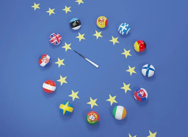 Brit népszavazás a kilépés az Európai Unió. 3D-s ábra 12 — Stock Fotó
