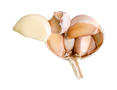 Yığınla karanfilli sarımsak ampulü png dosya biçiminde kırpma yolu ile izole edilir.