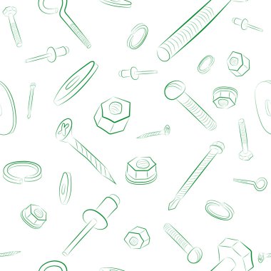 Vektör handdrawn seamless modeli