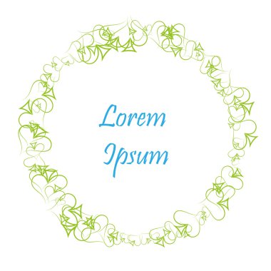 vektör çember çerçeve