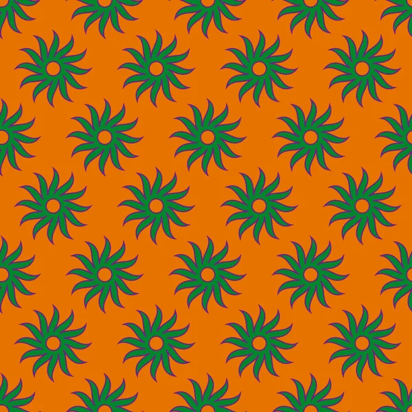 Fondo de patrón de flor sin costura — Vector de stock