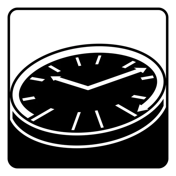 Icono web del reloj. Ilustración vectorial eps10 — Vector de stock