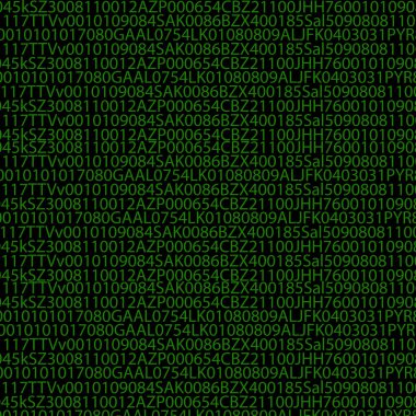 Dijital ikili kod arka planı. Matris arka planı. Hex-code, teknoloji konsepti.