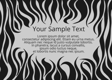 Resim çerçevesi veya afiş, metniniz için