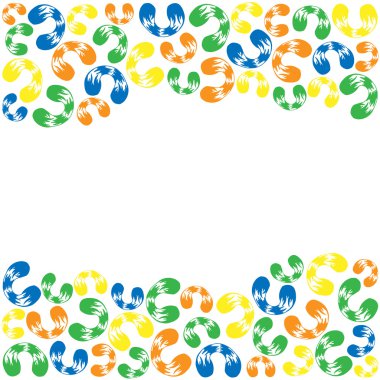 Renkli gözlemleyebileceğiniz curlicues çerçevesinde