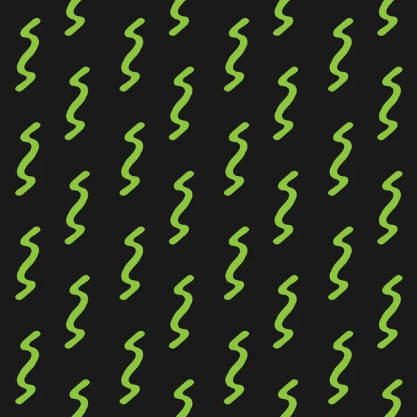 Curl wzór zielony łuk — Wektor stockowy