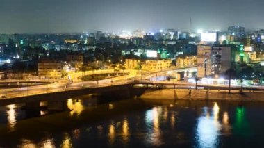 Cairo trafik lambası yollar zaman atlamalı