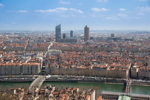 Vista aérea de Lyon —  Fotos de Stock