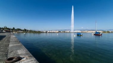 Geneva Gölü ve Çeşme zaman atlamalı