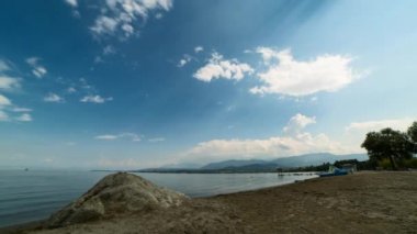 Geneva Gölü plaj zaman atlamalı