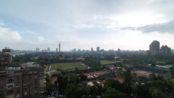 Cairo giorno a notte time lapse — Video Stock