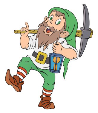 GNOME kazma ve fener ile