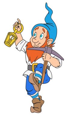 GNOME kazma ve fener ile