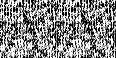 Rastgele okların çıktığı kusursuz desen. Siyah beyaz fırça darbeleri. Vektör illüstrasyonu