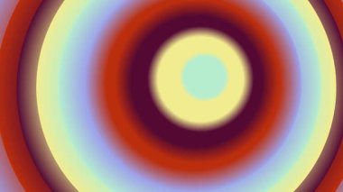 Yumuşak Renkli Çemberlere sahip Soyut Radyal Gradyan Arkaplanı