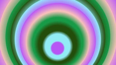 Abstract Motion Background with Concentric Gradient Circles