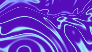 Soyut Neon Mavi Sıvı Dalga Hareketi Arkaplanı