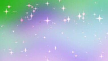 Yıldız Simgesi Koleksiyonuyla Soyut Gradyan Arkaplanı