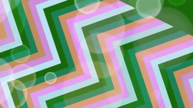 Yumuşak Bokeh Işıklı Soyut Zigzag Sembol Deseni Arkaplanı