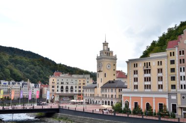 Rose çiftlik, Krasnaya Polyana görünümünü