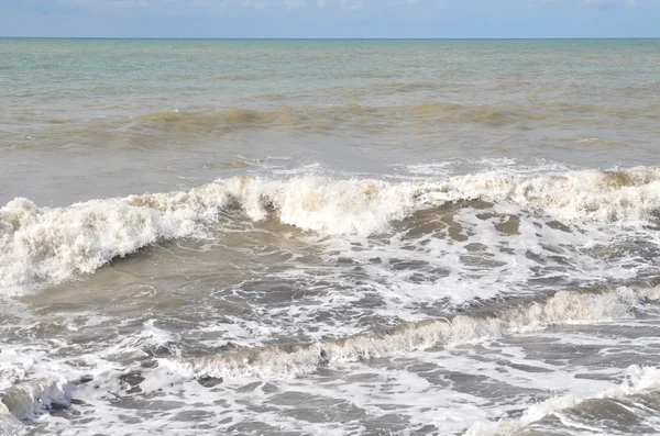 Vista de la playa en Sochi, Rusia — Foto de Stock