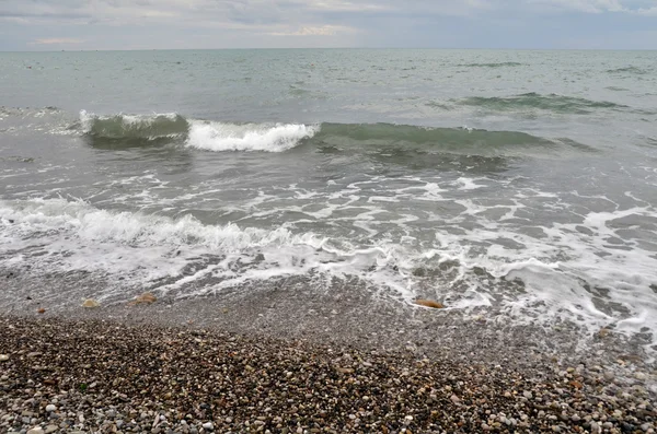 Vista de la playa en Sochi, Rusia — Foto de Stock