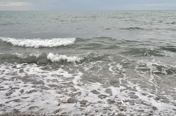 सोची, रूस में समुद्र तट का दृश्य — स्टॉक फ़ोटो, इमेज