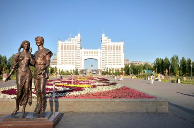 Yeşil Bulvarı Astana'su. Kazakistan