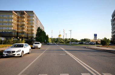 Yeşil Bulvarı Astana'su. Kazakistan