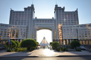 Yeşil Bulvarı Astana'su. Kazakistan