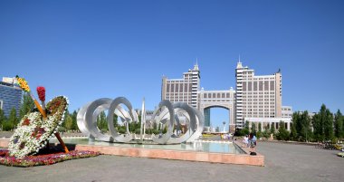 Yeşil Bulvarı Astana'su. Kazakistan