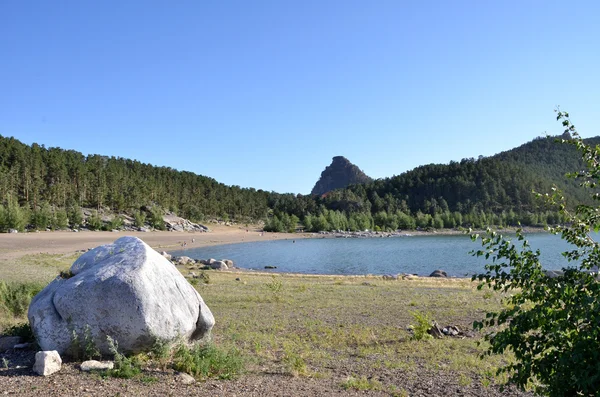 Lake Chebache, Devlet ulusal Tabiat Parkı "Burabai", Kazakistan — Stok fotoğraf