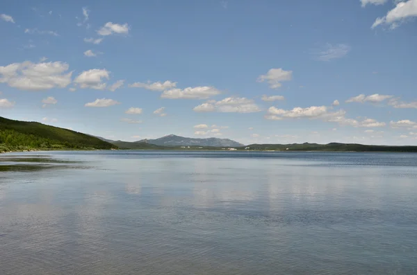 Lago Shchuchye, Parque Nacional Natural del Estado "Burabai", Kazajstán —  Fotos de Stock