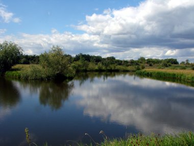 Nehir Tatarka, Omsk region, Rusya Federasyonu,