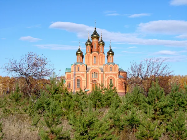 Kapel in het Achair klooster, Omsk regio, Siberië, Rusland — Stockfoto