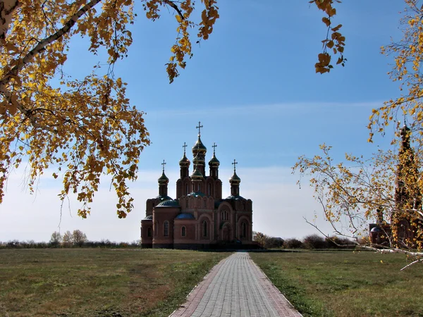 Kapelle in achair Kloster, Region Omsk, Sibirien, Russland — Stockfoto