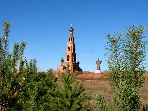 Kápolna Achair kolostor, Omsk region, Szibéria, Oroszország — Stock Fotó