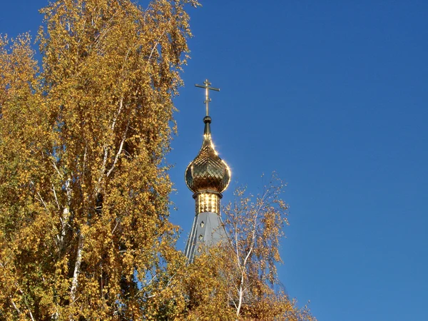 Achair 修道院, 鄂木斯克地区, 西伯利亚, 俄罗斯的教堂 — 图库照片