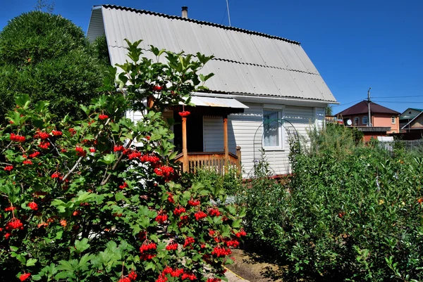 Cottage patio Omsk rtegion — Stock Photo, Image