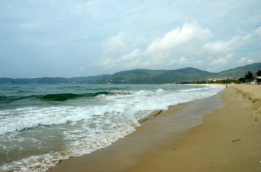 İnternet üzerinde Hainan Adası, Çin, Sanya, Yaluvan Bay, Mayıs 2011