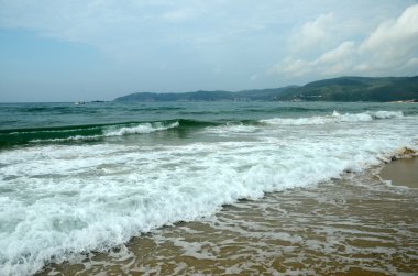 İnternet üzerinde Hainan Adası, Çin, Sanya, Yaluvan Bay, Mayıs 2011