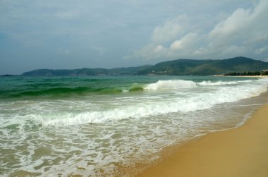 İnternet üzerinde Hainan Adası, Çin, Sanya, Yaluvan Bay, Mayıs 2011