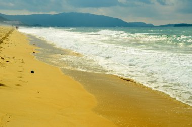 İnternet üzerinde Hainan Adası, Çin, Sanya, Yaluvan Bay, Mayıs 2011