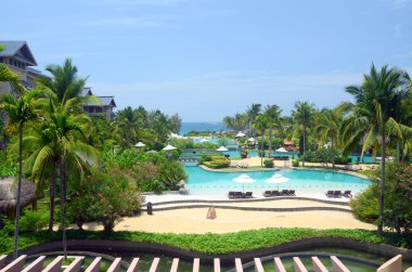 Güney Çin Denizi, Çin, Hainan, Sania plajında havuzları